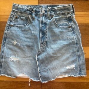 Gap Girl’s Denim Distressed Skirt